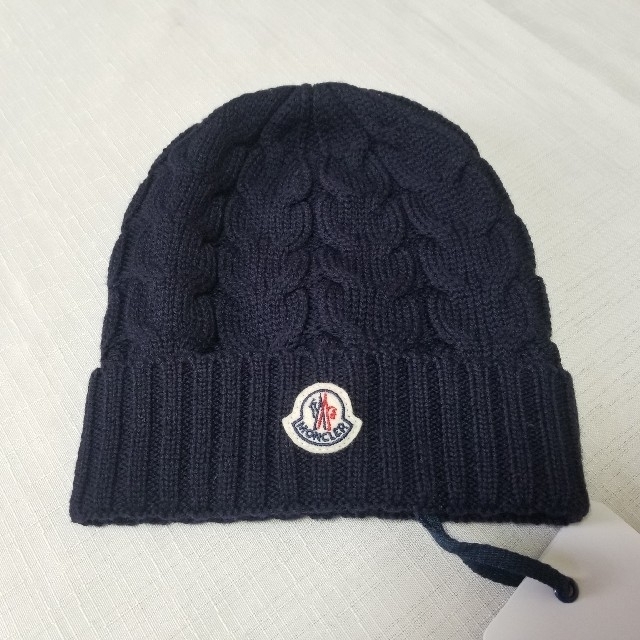 インターネット販売限定の-MONCLER - モンクレール •キッズ ニット帽L