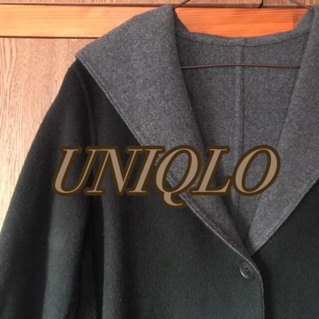 UNIQLO(ユニクロ)のUNIQLO ユニクロ　フード付き　コート　  Size：S レディースのジャケット/アウター(ナイロンジャケット)の商品写真