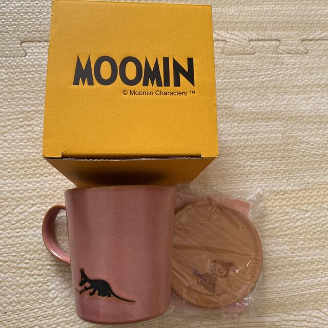 MOOMIN コースター付マグカップ インテリア/住まい/日用品のキッチン/食器(グラス/カップ)の商品写真