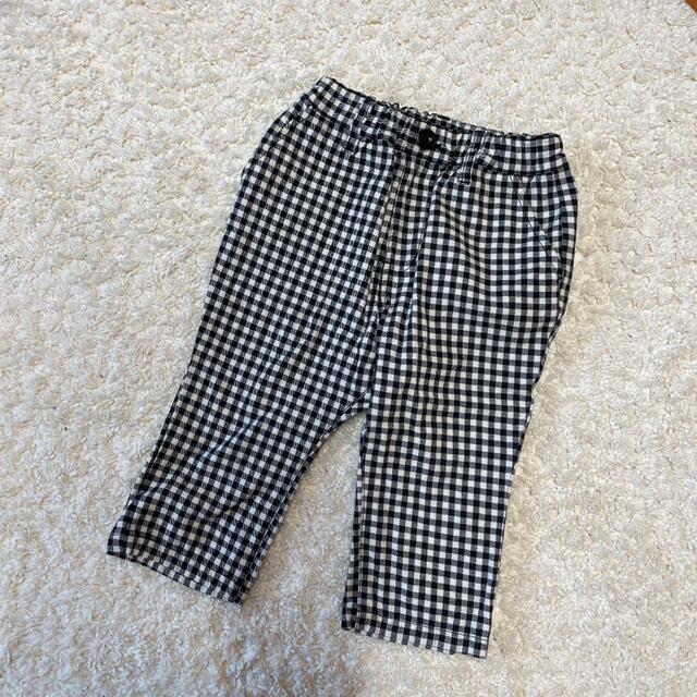 F.O.KIDS(エフオーキッズ)のアプレレクール ギンガムチェック パンツ 90cm キッズ/ベビー/マタニティのキッズ服男の子用(90cm~)(パンツ/スパッツ)の商品写真