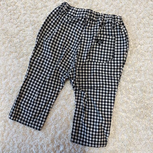 F.O.KIDS(エフオーキッズ)のアプレレクール ギンガムチェック パンツ 90cm キッズ/ベビー/マタニティのキッズ服男の子用(90cm~)(パンツ/スパッツ)の商品写真