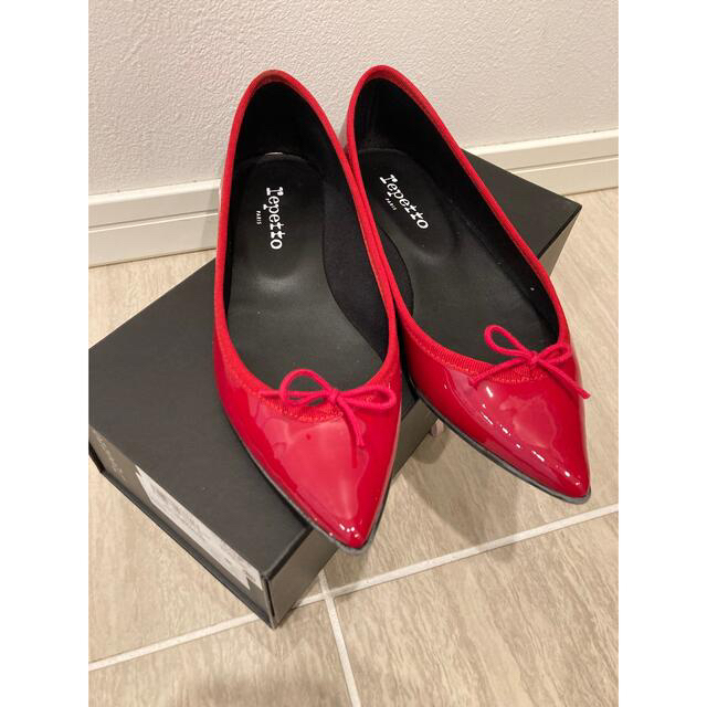 repetto(レペット)の【Lepetto/レペット】付属品完備★サイズ36★赤★バレエシューズ★美品 レディースの靴/シューズ(バレエシューズ)の商品写真