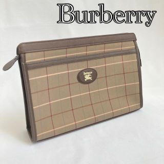 バーバリー(BURBERRY)のBurberry/バーバリー  チェック柄 セカンドバッグ(セカンドバッグ/クラッチバッグ)