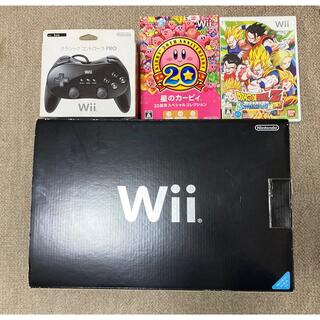 Wii - 【美品】任天堂Wii 本体  星のカービィ20周年スペシャル クラコンPRO