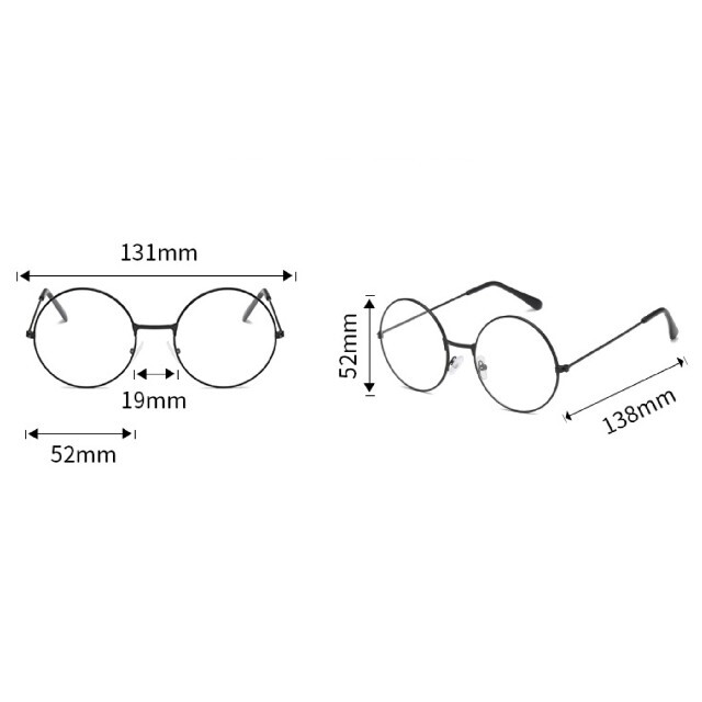 【新品未使用】伊達メガネ　シルバー　銀 メンズのファッション小物(サングラス/メガネ)の商品写真