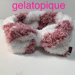 gelato pique - 【used】クリスマス　Xmas ジェラートピケ 限定 ヘアバンド モコモコ