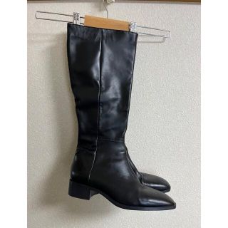 ザラ(ZARA)のZARA   長ブーツ　レザー(ブーツ)