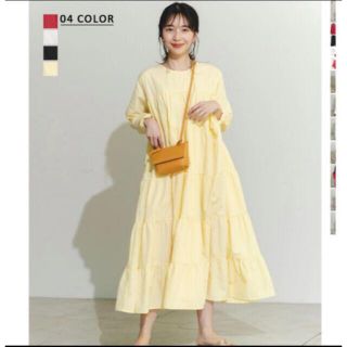 ザラ(ZARA)のbasement online ティアード ワンピース(ロングワンピース/マキシワンピース)