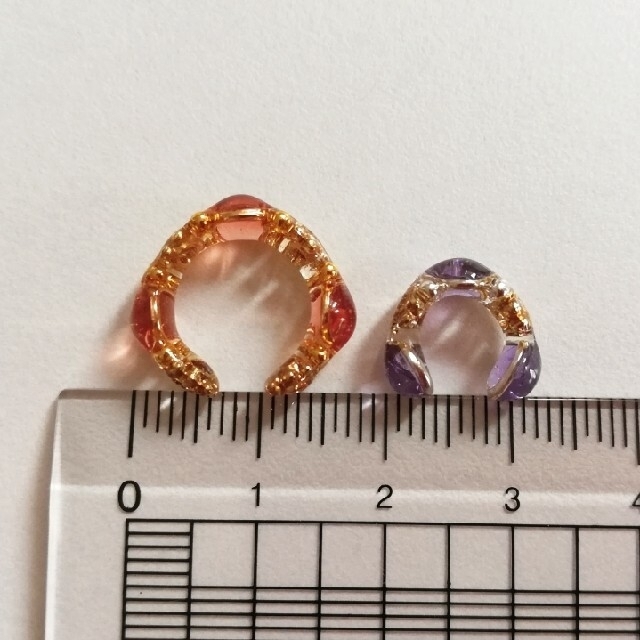 お嬢様専用ページ❤イヤーカフセット(レジン) レディースのアクセサリー(イヤーカフ)の商品写真