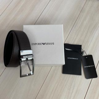 アルマーニ(Emporio Armani) ベルト(メンズ)(ブラウン/茶色系)の通販