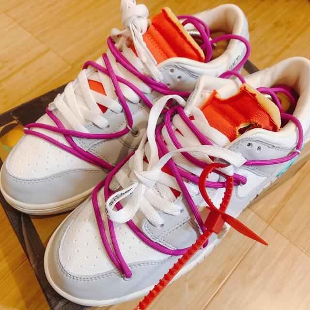 NIKE(ナイキ)のOFF-WHITE × NIKE DUNK LOW 45 28.0㎝ メンズの靴/シューズ(スニーカー)の商品写真