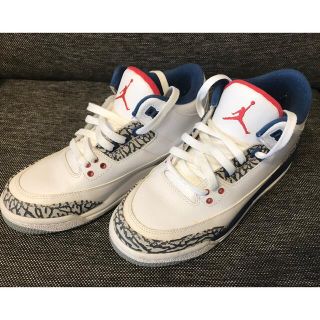 ナイキ(NIKE)のAir Jordan 3 Retro OG BG 24cm 854261-106(スニーカー)