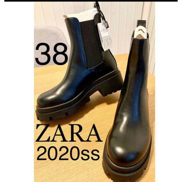 ZARA(ザラ)のZARA サイドゴアブーツ レディースの靴/シューズ(ブーツ)の商品写真