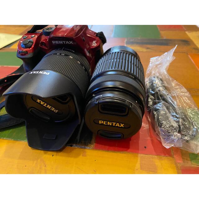 PENTAX(ペンタックス)のPENTAX K−30 ダブルズームキット CRYSTAL RED スマホ/家電/カメラのカメラ(デジタル一眼)の商品写真