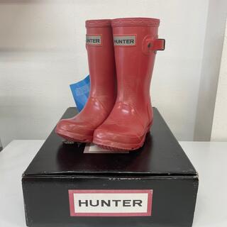 ハンター(HUNTER)のHUNTER Kids レッド　14cm(長靴/レインシューズ)