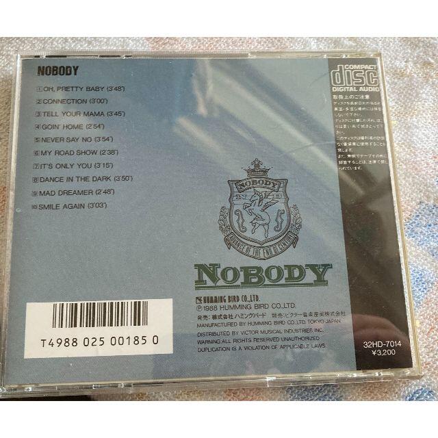 新品即決 NOBODY/ノーバディ全曲英語詞の衝撃のデビュー作「NOBODY」即決 ポップス+ロック(邦楽)