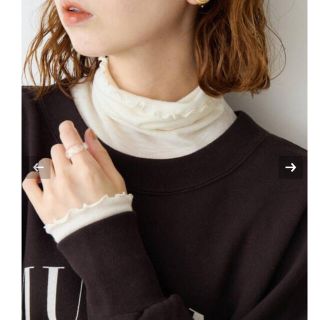 イエナ(IENA)のSUPER 120WOOL タートルプルオーバー EMILY WEEK*IENA(ニット/セーター)