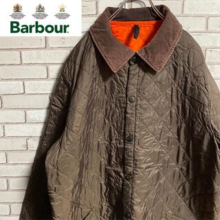 Barbour - 90s 古着 バブアー キルティングジャケット コーデュロイ トラッドスタイルの通販｜ラクマ