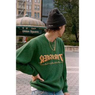 値下げ！Supreme×thrasher コラボセーター