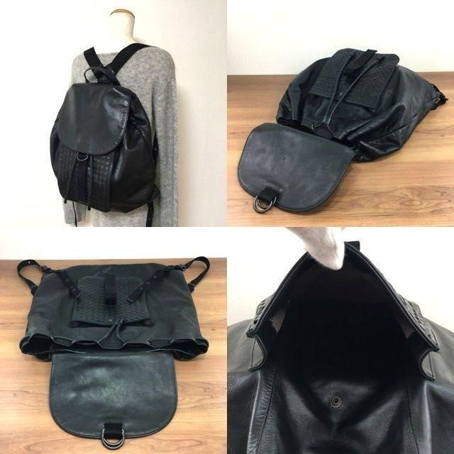 Bottega Veneta - 美品 BOTTEGAVENETA バックパック ブラック Bottega Veneta - 美品 BOTTEGAVENETA バックパック ブラック