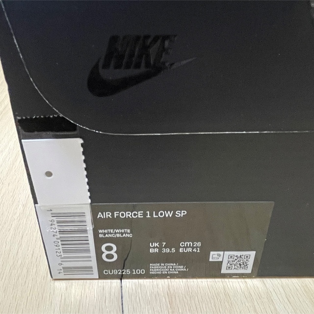 Supreme(シュプリーム)の26.0cm Supreme Nike Air Force 1 white メンズの靴/シューズ(スニーカー)の商品写真