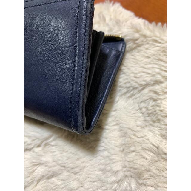 miumiu(ミュウミュウ)のmiumiu長財布 ミュウミュウ　カードコイン紺　箱あり　ウォレット メンズのファッション小物(長財布)の商品写真