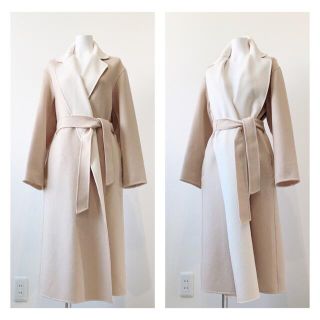 マックスマーラ(Max Mara)のMAXMARA STUDIO ダブルフェイス　ウール　カシミヤ 　コート(ロングコート)