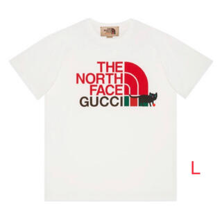 Gucci - GUCCI north Tシャツ　白　Lサイズ