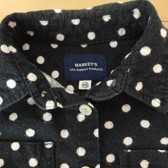 MARKEY'S(マーキーズ)のマーキーズ　長袖シャツ110cm キッズ/ベビー/マタニティのキッズ服男の子用(90cm~)(Tシャツ/カットソー)の商品写真