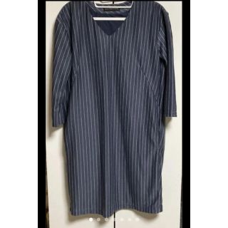 ユナイテッドアローズグリーンレーベルリラクシング(UNITED ARROWS green label relaxing)のユナイテッドアローズ　ストライプワンピース(ひざ丈ワンピース)