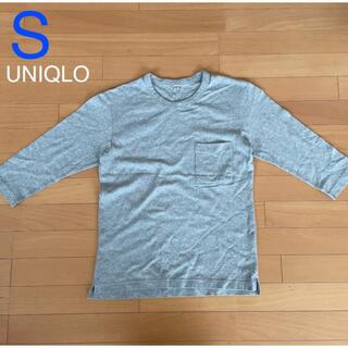 ユニクロ(UNIQLO)の##UNIQLO  ７分袖クルーネックTシャツ　S(Tシャツ/カットソー(七分/長袖))