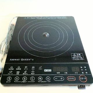 Amway - Amway♢Amway Queen e♢インダクションレンジ♢黒♢284809Jの
