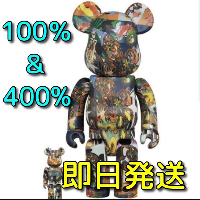 フィギュアBE@RBRICK 田名網敬一 MICKEY MOUSE 100% 400%