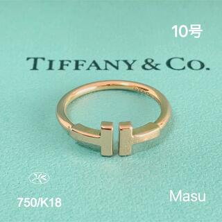 ティファニー(Tiffany & Co.)のTIFFANY&Co. ティファニーTワイヤーリングローズゴールド(リング(指輪))