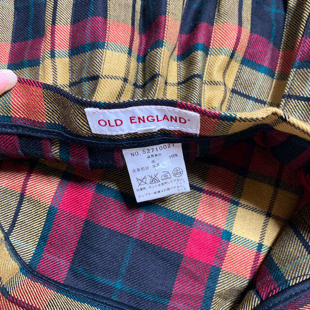 OLD ENGLAND(オールドイングランド)のOLD ENGLAND チェック　プリーツ　スカート レディースのスカート(ひざ丈スカート)の商品写真
