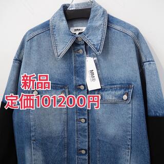 エムエムシックス(MM6)の新品 定価101200円 メゾンマルジェラ MM6 デニムシャツ ジャケット(Gジャン/デニムジャケット)