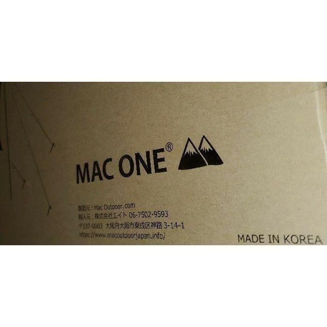 Mac One ブラック Lサイズ スポーツ/アウトドアのアウトドア(テント/タープ)の商品写真