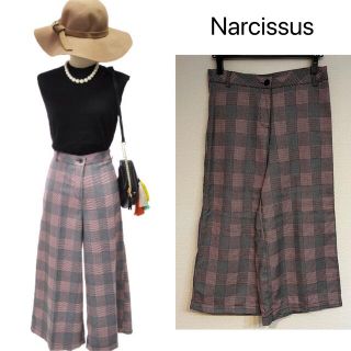 ナルシス(Narcissus)の【美品】missmiss/Narcissus  .グレンチェックパンツ(その他)