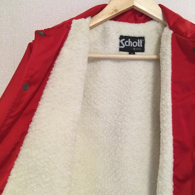 schott(ショット)のSCHOTT コーチジャケット ショットブロス 34-RED メンズのジャケット/アウター(ライダースジャケット)の商品写真