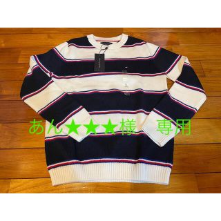 トミーヒルフィガー(TOMMY HILFIGER)の新品☆トミーヒルフィガー☆コットンニット☆12-14☆150☆160☆(ニット)