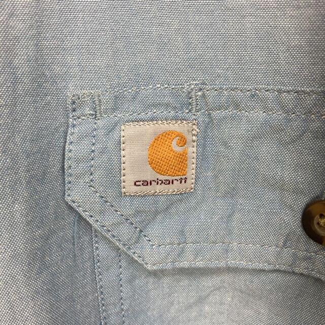 carhartt(カーハート)の希少 90s カーハート シャンブレーシャツ ビッグシルエット 2XL 美品 メンズのトップス(シャツ)の商品写真