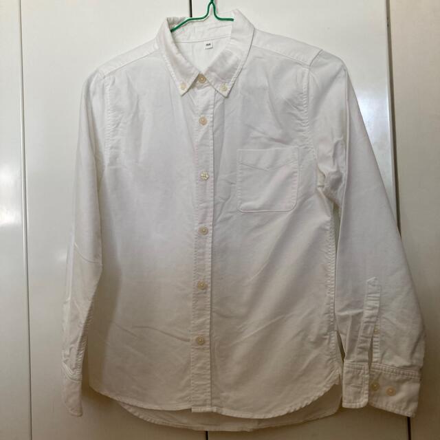 MUJI (無印良品)(ムジルシリョウヒン)のボン様専用　美品　ワイシャツ白　150 オックスフォード　 キッズ/ベビー/マタニティのキッズ服男の子用(90cm~)(ドレス/フォーマル)の商品写真