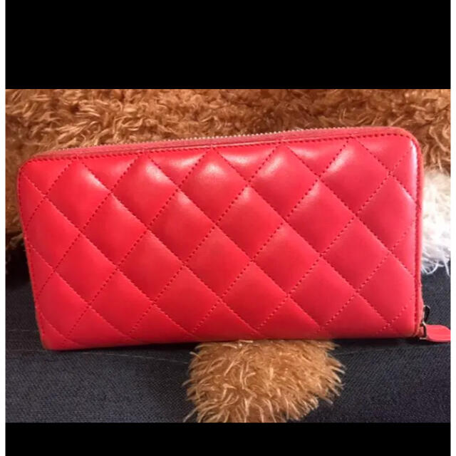 定番超歓迎】 CHANEL - シャネルCHANELラウンドジップ ピンク長財布
