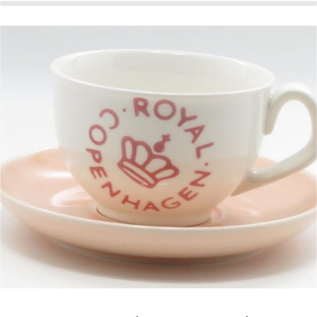 ROYAL COPENHAGEN(ロイヤルコペンハーゲン)の新品！ロイヤルコペンハーゲン カップ&ソーサー　ニューシグネチャー　ペアセット インテリア/住まい/日用品のキッチン/食器(グラス/カップ)の商品写真