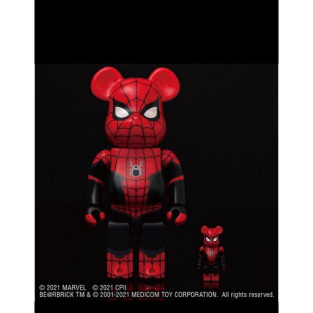 【BE@RBRICK 】スパイダーマン　セブンネット限定　100% & 400%