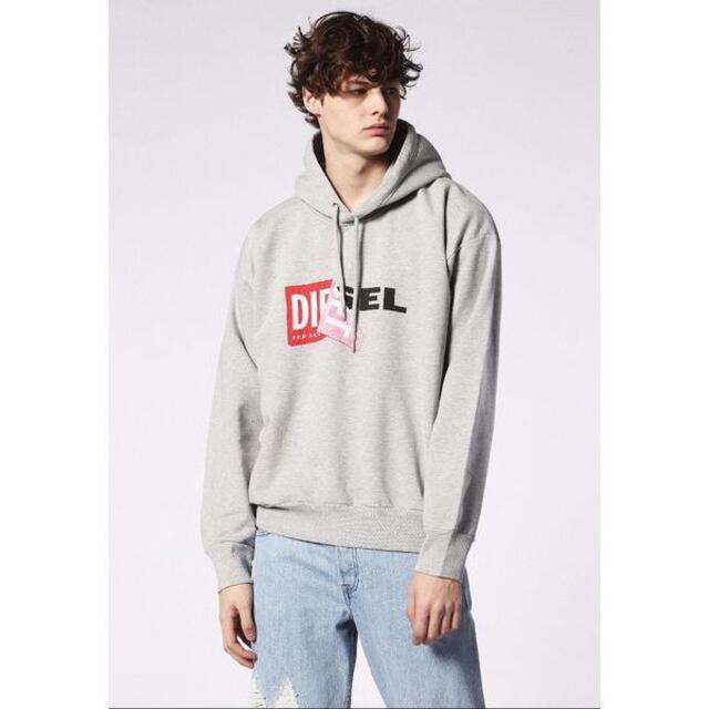 DIESEL - 《定価の半額以下》DIESEL S-Alby プルパーカ グレー Lサイズの通販 by しろくまのあしあと｜ディーゼルならラクマ