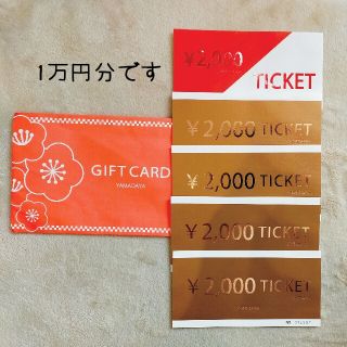 スコットクラブ(SCOT CLUB)の専用です！ヤマダヤ福袋　スコットクラブ　金券1万円分(ショッピング)