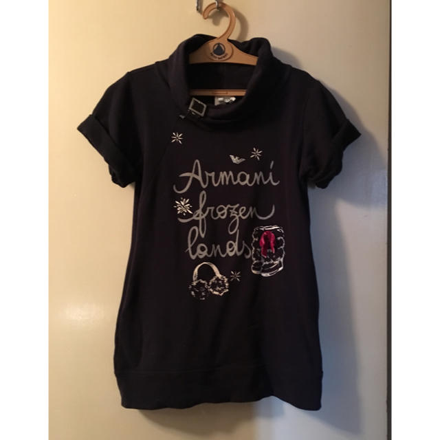 ARMANI JUNIOR(アルマーニ ジュニア)のお値下げ アルマーニジュニア 裏起毛チュニック キッズ/ベビー/マタニティのキッズ服女の子用(90cm~)(ワンピース)の商品写真