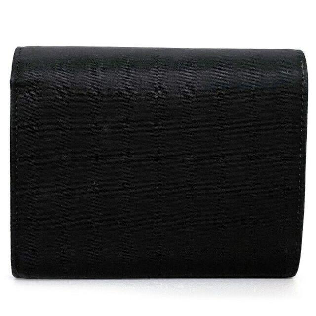 プラダ 三つ折り 財布 ブラック TESSUTO 黒 1