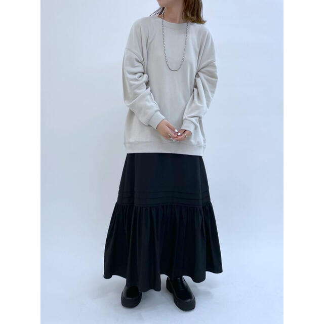mystic(ミスティック)のmystic  ナイロンティアードスカート レディースのスカート(ロングスカート)の商品写真